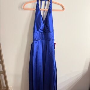 Royal blue prom dress